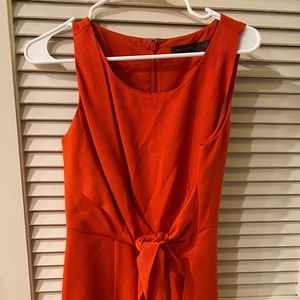 The Limited business casual orange/red dress, size 4
